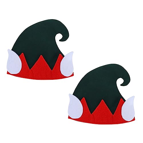SOIMISS 2 Stück Weihnachtliche Elf Mützen für Erwachsene und Atmungsaktiv Angenehm zu Tragen Festliche Weihnachtsmützen für Partydekoration und Kostümfeiern SOIMISS 2 Stück Weihnachtliche Elf Mützen für Erwachsene und Atmungsaktiv Angenehm zu Tragen Festliche Weihnachtsmützen für Partydekoration und Kostümfeiern von SOIMISS