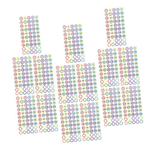 SOIMISS 20 Blatt Bunte Zahlenaufkleber Selbstklebende Runde Zahlenetiketten zur Klassifizierung und Markierung für DIY und Inventarverwaltung SOIMISS 20 Blatt Bunte Zahlenaufkleber Selbstklebende Runde Zahlenetiketten zur Klassifizierung und Markierung für DIY und Inventarverwaltung von SOIMISS