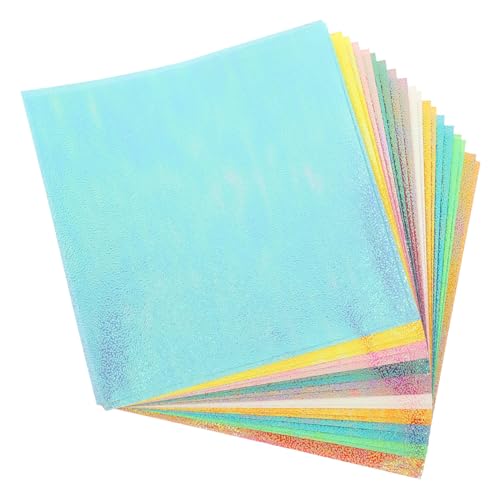 SOIMISS 20 Blatt Perlglänzendes Origami papier Handgeschnitten Quadratisch Schimmernd für DIY Basteln Kunst Winter Scrapbooking von SOIMISS