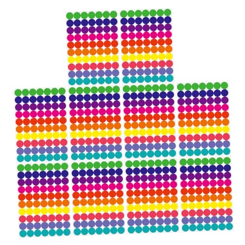 SOIMISS 20 Blatt Selbstklebende Punktaufkleber für Farbcodierung DIY Beschriften Vielseitige Klebeetiketten für Schule Büro Verpackung und Kreative Projekte SOIMISS 20 Blatt Selbstklebende Punktaufkleber für Farbcodierung DIY Beschriften Vielseitige Klebeetiketten für Schule Büro Verpackung und Kreative Projekte von SOIMISS
