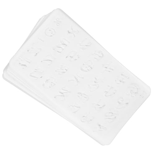 SOIMISS 20 Blatt Teiliges Alphabet Schablonen aus Langlebigem Pet Wiederverwendbare Buchstaben Malvorlagen für Wände und Acrylmalerei Einfach zu Reinigen für Kreative DIY Kunstprojekte SOIMISS 20 Blatt Teiliges Alphabet Schablonen aus Langlebigem Pet Wiederverwendbare Buchstaben Malvorlagen für Wände und Acrylmalerei Einfach zu Reinigen für Kreative DIY Kunstprojekte von SOIMISS