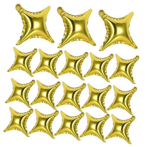 SOIMISS 20 Stück Aluminium Folienballons Form Eines Sterns Goldene Party Dekoration für Geburtstagsfeiern Hochzeiten und Andere Anlässe für Kreative Fotos und Festliche SOIMISS 20 Stück Aluminium Folienballons Form Eines Sterns Goldene Party Dekoration für Geburtstagsfeiern Hochzeiten und Andere Anlässe für Kreative Fotos und Festliche von SOIMISS
