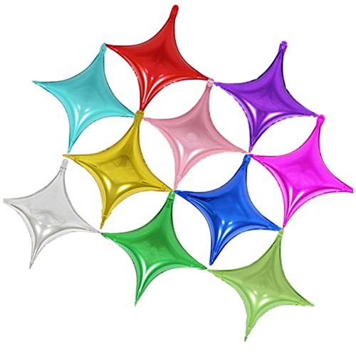 SOIMISS 20 Stück Aluminiumfolie Ballons Quadratische Sternform Partydeko Hochzeitsballons Luftballons für Feierlichkeiten SOIMISS 20 Stück Aluminiumfolie Ballons Quadratische Sternform Partydeko Hochzeitsballons Luftballons für Feierlichkeiten von SOIMISS