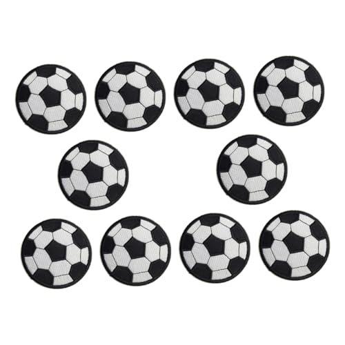 SOIMISS 20 Stück Fußball Aufnäher zum Aufbügeln Bestickte Kleidung Reparatur Patches Strapazierfähige Applikationen für Jeans Taschen Hüte DIY Lochreparatur und Dekorative Verstärkung SOIMISS 20 Stück Fußball Aufnäher zum Aufbügeln Bestickte Kleidung Reparatur Patches Strapazierfähige Applikationen für Jeans Taschen Hüte DIY Lochreparatur und Dekorative Verstärkung von SOIMISS