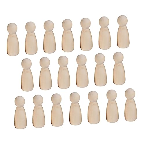 SOIMISS 20 Stück Kleine Holzpuppen Unbemalt für DIY Malen und Graffiti Mädchenform Hellgelb für Bastelprojekte Deko SOIMISS 20 Stück Kleine Holzpuppen Unbemalt für DIY Malen und Graffiti Mädchenform Hellgelb für Bastelprojekte Deko von SOIMISS
