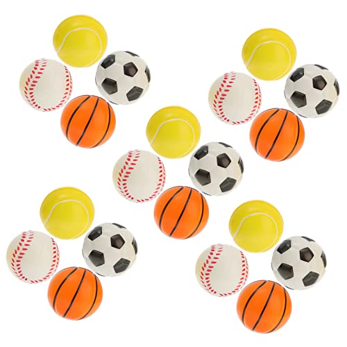 SOIMISS 20 Stück Mini Stressbälle Sportliche Quetschbälle für Stressabbau für Fußball Basketball Tennis und Baseball Perfektes für Erwachsene SOIMISS 20 Stück Mini Stressbälle Sportliche Quetschbälle für Stressabbau für Fußball Basketball Tennis und Baseball Perfektes für Erwachsene von SOIMISS