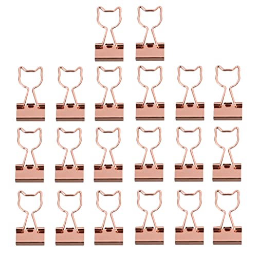 SOIMISS 20 Stück Niedliche Katzen Büroklammern aus Metall Praktische Aktenklammern Roségold für Dateien und Notizen für Büro und Zuhause SOIMISS 20 Stück Niedliche Katzen Büroklammern aus Metall Praktische Aktenklammern Roségold für Dateien und Notizen für Büro und Zuhause von SOIMISS