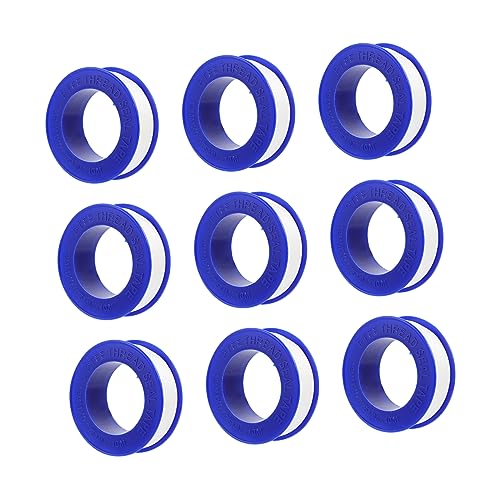 SOIMISS 20 Stück Ptfe Dichtband Hochtemperaturbeständiges Wasserdichtes Klebeband für Sanitär und Rohrleitungsanwendungen für Gas und Wasserrohre von SOIMISS