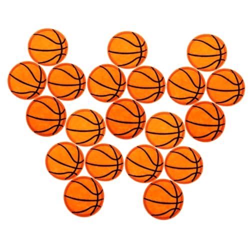 SOIMISS 20 Stück Teiliges Basketball Stickerei Patches Selbstklebend Reparaturflicken für Kleidung Jeans Taschen Dekorative Aufnäher zur Kleidungsreparatur und Verschönerung von SOIMISS