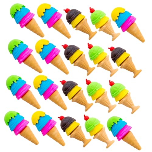 SOIMISS 20 Stück Teiliges Cartoon Eiscreme Radiergummis für Schule Mini Radiergummis Langlebig Sicher als Schreibwaren und Dekoration Geeignet SOIMISS 20 Stück Teiliges Cartoon Eiscreme Radiergummis für Schule Mini Radiergummis Langlebig Sicher als Schreibwaren und Dekoration Geeignet von SOIMISS