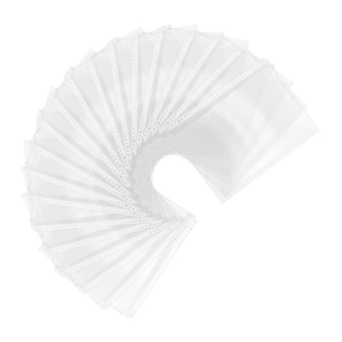SOIMISS 20 Stück Teiliges Dokumenten Hüllen Transparente Wasserdichte Klarsichthüllen aus Strapazierfähigem PP Material Abheftbar für Büro Schule und Zuhause Zuverlässiger SOIMISS 20 Stück Teiliges Dokumenten Hüllen Transparente Wasserdichte Klarsichthüllen aus Strapazierfähigem PP Material Abheftbar für Büro Schule und Zuhause Zuverlässiger von SOIMISS