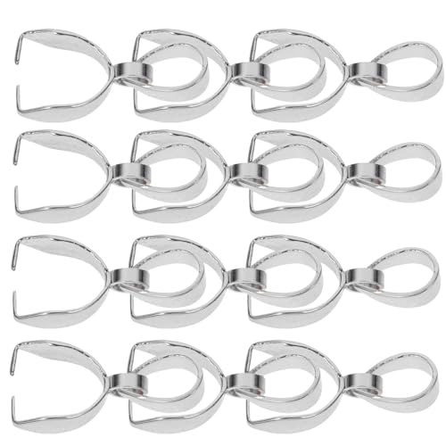 SOIMISS 20 Stück Teiliges Edelstahl Anhängerverbinder Schmuckclips Langlebig Rostfrei für Halsketten Armbänder DIY Schmuckherstellung Zubehör Silber Mittelgroß SOIMISS 20 Stück Teiliges Edelstahl Anhängerverbinder Schmuckclips Langlebig Rostfrei für Halsketten Armbänder DIY Schmuckherstellung Zubehör Silber Mittelgroß von SOIMISS