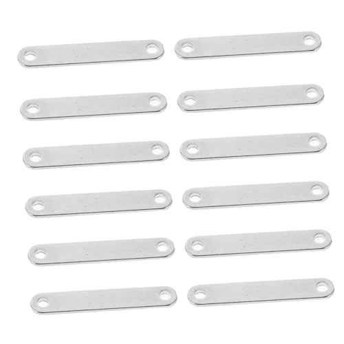 SOIMISS 20 Stück Teiliges Edelstahl Schmuckverbinder DIY Armband Charms Zubehör mit Löchern für Individuelle Ketten und Armbänder Langlebig Poliert Geeignet für Besondere Anlässe SOIMISS 20 Stück Teiliges Edelstahl Schmuckverbinder DIY Armband Charms Zubehör mit Löchern für Individuelle Ketten und Armbänder Langlebig Poliert Geeignet für Besondere Anlässe von SOIMISS