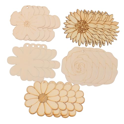 SOIMISS 20 Stück Teiliges Holzblumen Bastelset mit Juteschnur Unbemalte Cartoon Blütenanhänger zum Bemalen für DIY Holzdekoration zum Aufhängen Kreative Handwerksideen für Kinderzimmer SOIMISS 20 Stück Teiliges Holzblumen Bastelset mit Juteschnur Unbemalte Cartoon Blütenanhänger zum Bemalen für DIY Holzdekoration zum Aufhängen Kreative Handwerksideen für Kinderzimmer von SOIMISS