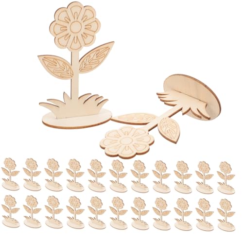 SOIMISS 20 Stück Teiliges Holzblumen Scheiben zum Bemalen Naturbelassene Holzdekorationen für DIY Bastelprojekte Kreative Holzverzierungen für Handwerkskunst SOIMISS 20 Stück Teiliges Holzblumen Scheiben zum Bemalen Naturbelassene Holzdekorationen für DIY Bastelprojekte Kreative Holzverzierungen für Handwerkskunst von SOIMISS