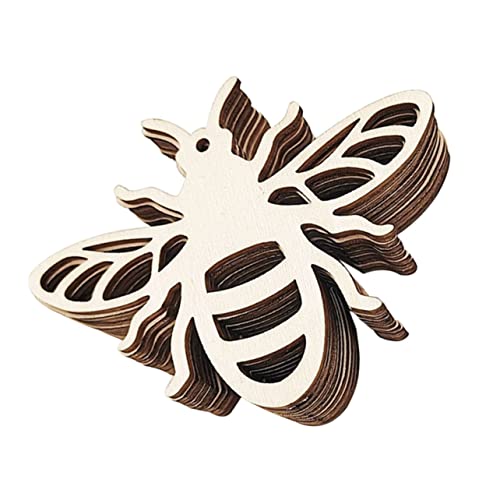 SOIMISS 20 Stück Teiliges Holzpendants Bienenform Hohl Gefräste Holzscheiben für Diy Bastelprojekte und Heimdekoration für Wohnzimmer Kinderzimmer SOIMISS 20 Stück Teiliges Holzpendants Bienenform Hohl Gefräste Holzscheiben für Diy Bastelprojekte und Heimdekoration für Wohnzimmer Kinderzimmer von SOIMISS