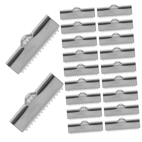 SOIMISS 20 Stück Teiliges Metall Bandklemmen Lederband Endkappen Farbige Schmuckverschluss Zubehör für Armbänder und Lederbänder Sicherer Halt Langlebig SOIMISS 20 Stück Teiliges Metall Bandklemmen Lederband Endkappen Farbige Schmuckverschluss Zubehör für Armbänder und Lederbänder Sicherer Halt Langlebig von SOIMISS