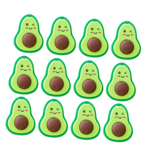 SOIMISS 20 Stück Teiliges Tragbare Avocado radiergummis Multifunktionale Kleine Radiergummis mit Niedlichem Cartoon design Sichere Materialien Praktische Schreibwaren geschenke für von SOIMISS