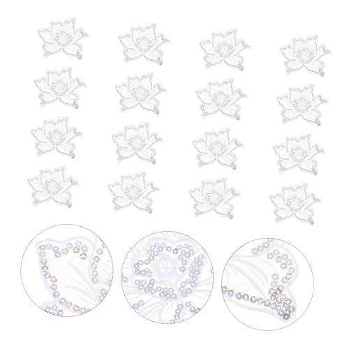 SOIMISS 20 Stück Teiliges Weiße Stickerei Applikationen Glänzende Blumen Patches zum Aufnähen Strapazierfähige Aufnäher für Kleidung Taschen Hüte Vielseitige Reparatur und Dekoration SOIMISS 20 Stück Teiliges Weiße Stickerei Applikationen Glänzende Blumen Patches zum Aufnähen Strapazierfähige Aufnäher für Kleidung Taschen Hüte Vielseitige Reparatur und Dekoration von SOIMISS