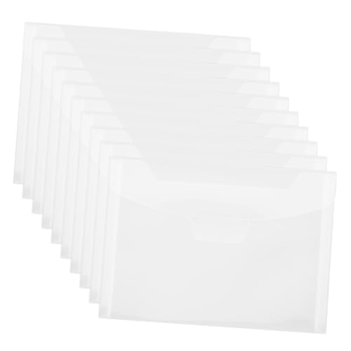SOIMISS 20 Stück Transparente Dokumententaschen aus Strapazierfähigem PP Wasser und Staubgeschützt Wiederverwendbar Praktische Aufbewahrung für Büro Scrapbooking und Rechnungen SOIMISS 20 Stück Transparente Dokumententaschen aus Strapazierfähigem PP Wasser und Staubgeschützt Wiederverwendbar Praktische Aufbewahrung für Büro Scrapbooking und Rechnungen von SOIMISS