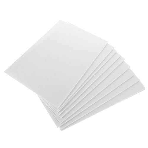 SOIMISS 20 Stück Weiße Schaumstoffplatten für Drucken Bastelset für Anfänger Sichere Diy Druckplatten für Schulprojekte Langlebiges Schaumstoffpapier für Kreative Familienaktivitäten von SOIMISS