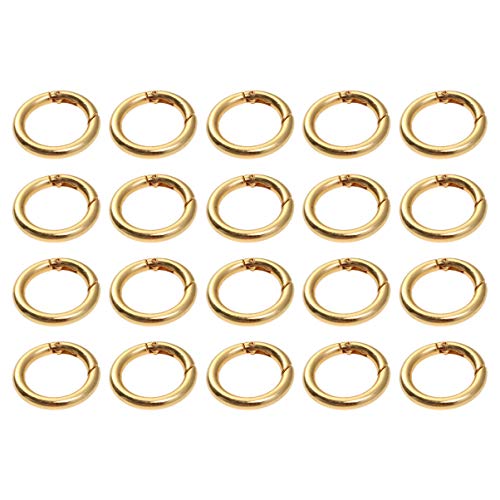SOIMISS 20 Stück Zinklegierung Split Ringe für Schmuckherstellung Gold Robuste und Langlebige Verbindungselemente für DIY Projekte Taschen und Schlüsselanhänger SOIMISS 20 Stück Zinklegierung Split Ringe für Schmuckherstellung Gold Robuste und Langlebige Verbindungselemente für DIY Projekte Taschen und Schlüsselanhänger von SOIMISS