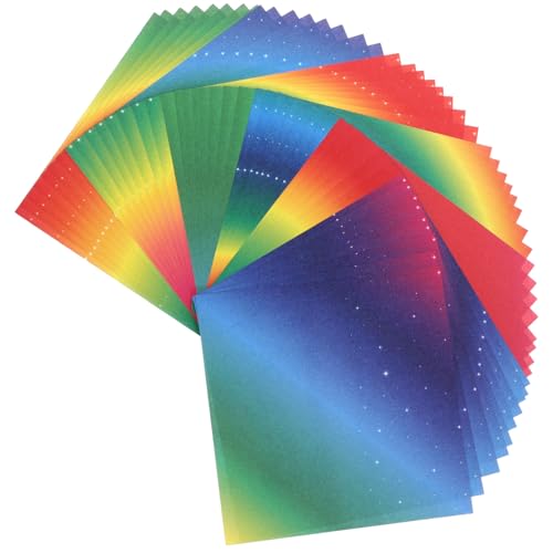 SOIMISS 200 Blatt Doppelseitiges Origami Papier Farbverlaufsbastelpapier für DIY Handwerk Basteln Scrapbooking Faltpapier für Kunstprojekte und Kreative Faltarbeiten SOIMISS 200 Blatt Doppelseitiges Origami Papier Farbverlaufsbastelpapier für DIY Handwerk Basteln Scrapbooking Faltpapier für Kunstprojekte und Kreative Faltarbeiten von SOIMISS