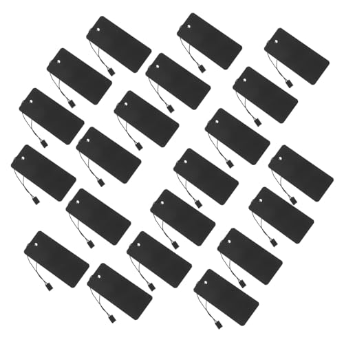 SOIMISS 200 Satz Teiliges Kleidungsetiketten mit Schwarzem Faden Leere Papieranhänger zum Beschriften Langlebige Preisschilder für Kleidung Schuhe Taschen für Einzelhandel und von SOIMISS