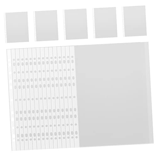 SOIMISS 200 Stck Transparente Dokumententaschen Heftmappen Klare Sichttaschen für Büro Schule und Zuhause für Organisation von Unterlagen von SOIMISS
