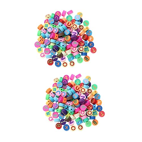 SOIMISS 200 Stück Bunte Polymer Clay Buchstabenperlen Lose Bastelperlen für DIY Armband Schmuckherstellung Langlebiges Material Einfache Handhabung Zubehör für Kreative Handarbeiten SOIMISS 200 Stück Bunte Polymer Clay Buchstabenperlen Lose Bastelperlen für DIY Armband Schmuckherstellung Langlebiges Material Einfache Handhabung Zubehör für Kreative Handarbeiten von SOIMISS
