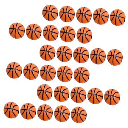 SOIMISS 200 Stück DIY Basketball Acrylperlen für Schmuckherstellung Glatte Oberfläche Sicher für Armbänder und Halsketten zum Auffädeln und Basteln Geeignet für Erwachsene und Kreative von SOIMISS