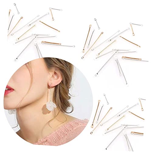 SOIMISS 200 Stück DIY Ohrring Zubehör Verbindungsstäbe für Schmuckherstellung Dekorative Ohrring Accessoires Silber zum Selbermachen von Ohrringen SOIMISS 200 Stück DIY Ohrring Zubehör Verbindungsstäbe für Schmuckherstellung Dekorative Ohrring Accessoires Silber zum Selbermachen von Ohrringen von SOIMISS