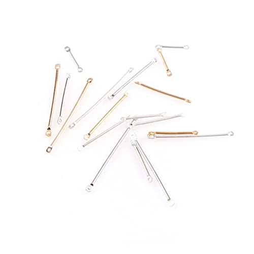 SOIMISS 200 Stück Eardrop Schmuck Zubehör Gold Verbindungstäbe für Damen Ohrringe Basteln Langlebig Leicht und Glatt Oberfläche von SOIMISS