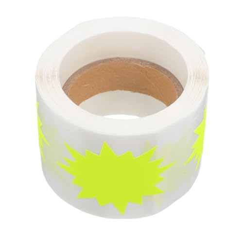 SOIMISS 200 Stück Fluoreszierende Aufkleber für Garage und Einzelhandel Diy Bastelprojekte Gelb Vielseitig Einsetzbar für Verschiedene Oberflächen SOIMISS 200 Stück Fluoreszierende Aufkleber für Garage und Einzelhandel Diy Bastelprojekte Gelb Vielseitig Einsetzbar für Verschiedene Oberflächen von SOIMISS