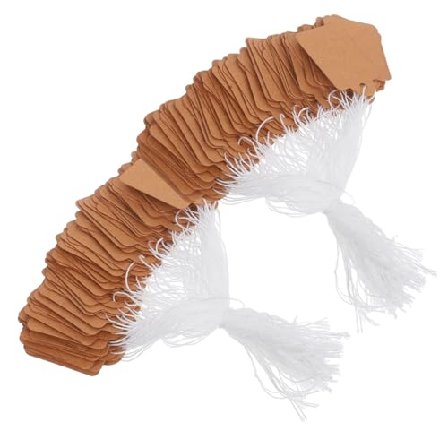 SOIMISS 200 Stück Kraftpapier Preisetiketten mit Schnur Beschreibbare Anhänger für Kleidung Schmuck und Robuste Doppelseitig Beschreibbare Tags für Einzelhandel SOIMISS 200 Stück Kraftpapier Preisetiketten mit Schnur Beschreibbare Anhänger für Kleidung Schmuck und Robuste Doppelseitig Beschreibbare Tags für Einzelhandel von SOIMISS