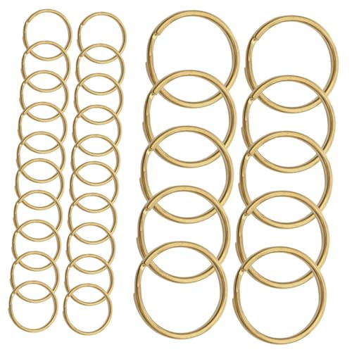 SOIMISS 200 Stück Metall Schlüsselringe Split Ringe Retro Stil Doppelringe für Schlüsselanhänger DIY Schmuck Zubehör Langlebig und Verformungsbeständig SOIMISS 200 Stück Metall Schlüsselringe Split Ringe Retro Stil Doppelringe für Schlüsselanhänger DIY Schmuck Zubehör Langlebig und Verformungsbeständig von SOIMISS