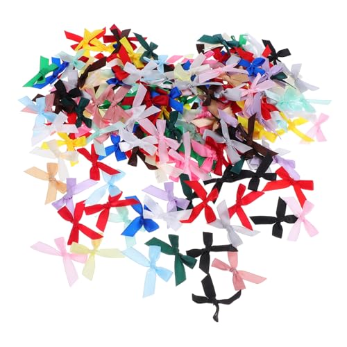 SOIMISS 200 Stück Mini Satinband Schleifen Bunte Kleine Stoffschleifen Handgebunden für DIY Basteln Geschenkverpackung Hochzeit Dekoration Haaraccessoires SOIMISS 200 Stück Mini Satinband Schleifen Bunte Kleine Stoffschleifen Handgebunden für DIY Basteln Geschenkverpackung Hochzeit Dekoration Haaraccessoires von SOIMISS