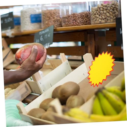 SOIMISS 200 Stück Preisetiketten Papier Aufkleber Selbstklebend Stabil für Supermarkt Preisschilder Werbeaufkleber Einfache Anwendung für Regal und Produktdisplay SOIMISS 200 Stück Preisetiketten Papier Aufkleber Selbstklebend Stabil für Supermarkt Preisschilder Werbeaufkleber Einfache Anwendung für Regal und Produktdisplay von SOIMISS