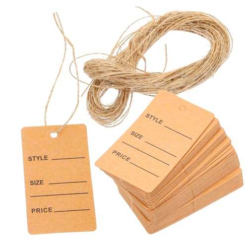 SOIMISS 200 Stück Preisetiketten mit Schnur zum Beschriften Kleine Preisschilder aus Hochwertigem Papier für Kleidung Schmuck und Langlebige Handschriftliche Anhänger für Lagerung SOIMISS 200 Stück Preisetiketten mit Schnur zum Beschriften Kleine Preisschilder aus Hochwertigem Papier für Kleidung Schmuck und Langlebige Handschriftliche Anhänger für Lagerung von SOIMISS