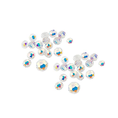 SOIMISS 200 Stück Runde Kristallglas Perlen Bunte Plattierung DIY Schmuckperlen Zubehör für Armband Halskette Schmuckherstellung Langlebig und Vielseitig Verwendbar SOIMISS 200 Stück Runde Kristallglas Perlen Bunte Plattierung DIY Schmuckperlen Zubehör für Armband Halskette Schmuckherstellung Langlebig und Vielseitig Verwendbar von SOIMISS
