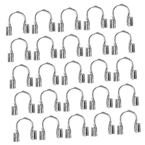 SOIMISS 200 Stück Schmuckdrahtschutz Drahtschutz Schmuck Silberdraht für die Schmuckherstellung machen Perlen Sterling Röhren USB Drahtschutz aus Messing U-förmiges Zubehör SOIMISS 200 Stück Schmuckdrahtschutz Drahtschutz Schmuck Silberdraht für die Schmuckherstellung machen Perlen Sterling Röhren USB Drahtschutz aus Messing U-förmiges Zubehör von SOIMISS