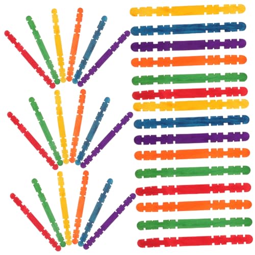 SOIMISS 200 Stück Teiliges Buntes Gezacktes Holz Bastelset Langlebige DIY Eisstiele für Erwachsene Vielseitige Holzstäbchen mit Glatter Oberfläche und Sicherem Material SOIMISS 200 Stück Teiliges Buntes Gezacktes Holz Bastelset Langlebige DIY Eisstiele für Erwachsene Vielseitige Holzstäbchen mit Glatter Oberfläche und Sicherem Material von SOIMISS