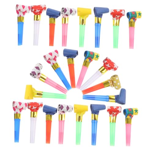 SOIMISS 200 Stück Teiliges Party Blower Bunte Geburtstags Blowouts Pfeifen Bunte mit Lauten Geräuschen für Partygeschenke und Feierlichkeiten von SOIMISS
