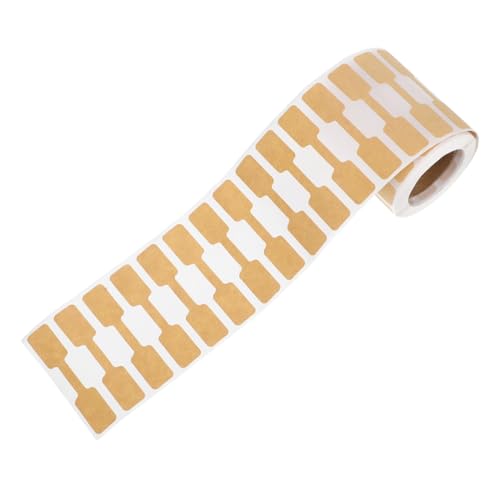SOIMISS 2000 Stück Selbstklebende Schmuckpreisetiketten Aufkleber Blanko Anhänger Labels aus Papier für Halsketten Ringe Armbänder Vielseitige Markierung für Schmuckverkauf und von SOIMISS