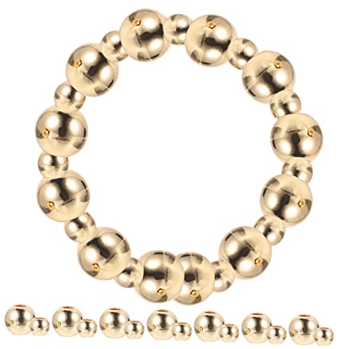 SOIMISS 200Stücke Kupfer Abstandshalter Perlen Metall DIY Perlen für Armbänder und Lose Perlen für Handwerk und Schmuckherstellung von SOIMISS
