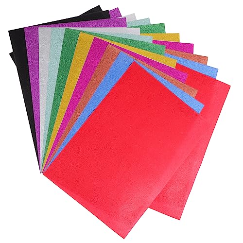 SOIMISS 20Blätter Selbstklebendes Glitzerpapier DIY Bastelpapier für Projekte für Scrapbooking Kinderhandarbeit und Dekoration von SOIMISS