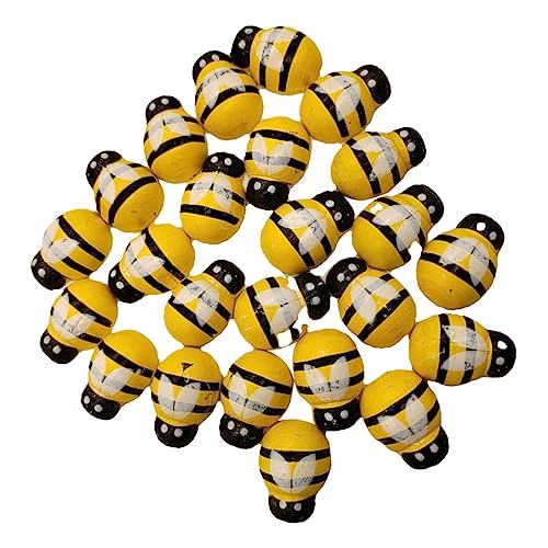 SOIMISS 24 Stück Holz Bienen Deko Teiliges für DIY Bastelprojekte Süße Holzornamente für Festtags und Wohnraumgestaltung Farbige Bienen für Tischdeko und Party Dekoration SOIMISS 24 Stück Holz Bienen Deko Teiliges für DIY Bastelprojekte Süße Holzornamente für Festtags und Wohnraumgestaltung Farbige Bienen für Tischdeko und Party Dekoration von SOIMISS