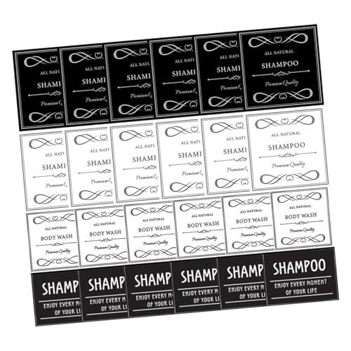 SOIMISS 24 Stück Seifenspenderaufkleber Selbstklebende Wasserfeste Etiketten Duschflaschenetikett Etiketten Für Seifenspender Badezimmerzubehör Conditioner-aufkleber Pvc Selbstklebend SOIMISS 24 Stück Seifenspenderaufkleber Selbstklebende Wasserfeste Etiketten Duschflaschenetikett Etiketten Für Seifenspender Badezimmerzubehör Conditioner-aufkleber Pvc Selbstklebend von SOIMISS