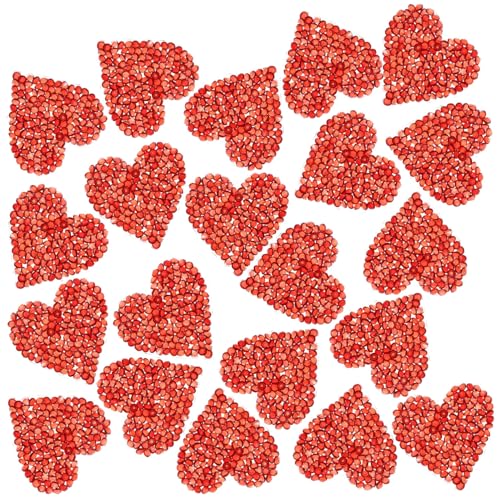 SOIMISS 24 Stück Teiliges Herzförmige Strass Applikationen Rote DIY Patches zum Aufbügeln für Kleidung Taschen Hüte Schuhe Leicht Langlebig Vielseitig für Reparatur und Dekoration SOIMISS 24 Stück Teiliges Herzförmige Strass Applikationen Rote DIY Patches zum Aufbügeln für Kleidung Taschen Hüte Schuhe Leicht Langlebig Vielseitig für Reparatur und Dekoration von SOIMISS