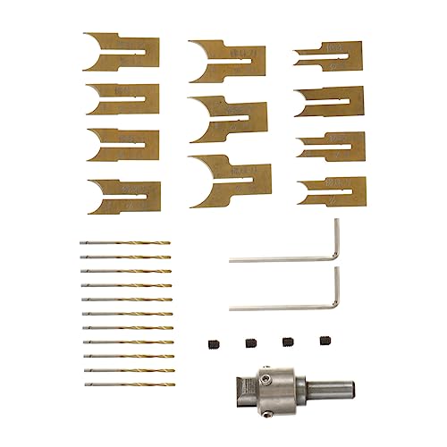 SOIMISS 24 Stück Teiliges Holzperlen Bohrer Set für DIY Hochwertige Fräser für Schmuckherstellung Geeignet für Holzperlen Heimdekoration und Handarbeiten von SOIMISS